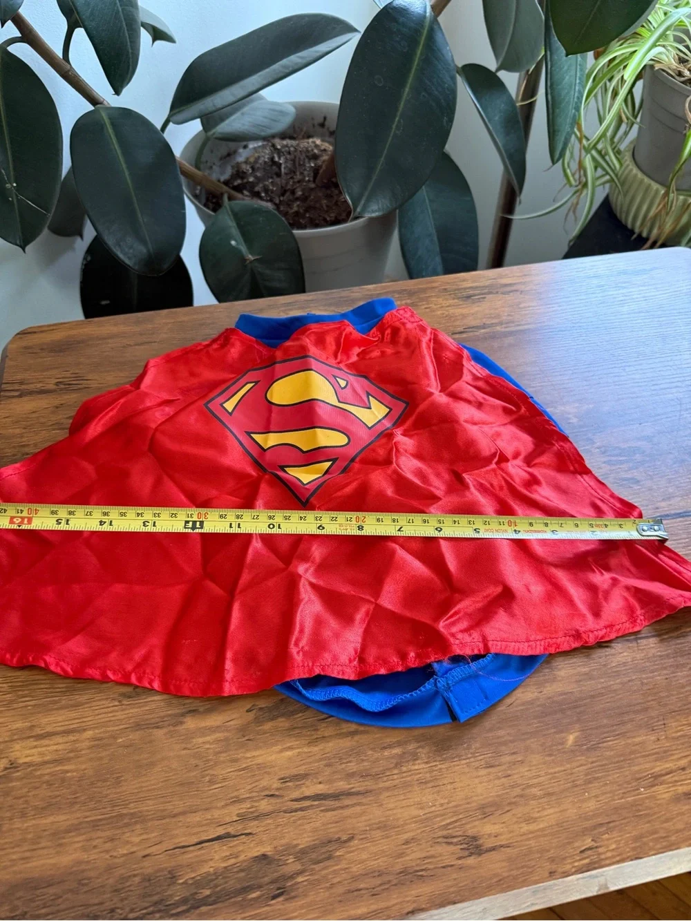 Small dog pet Superman Halloween costume